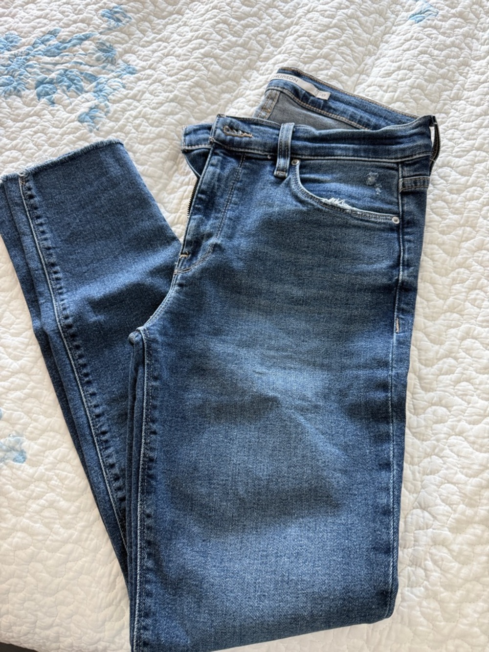 Hudson Jeans Dark Blue Slim Jeans ankle length Nikon